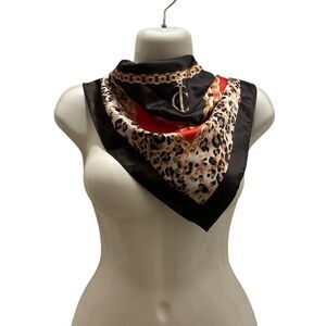 Juicy Couture Chains and Leopard Scarf Wrap